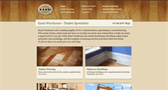 Desktop Screenshot of kauriwarehouse.co.nz